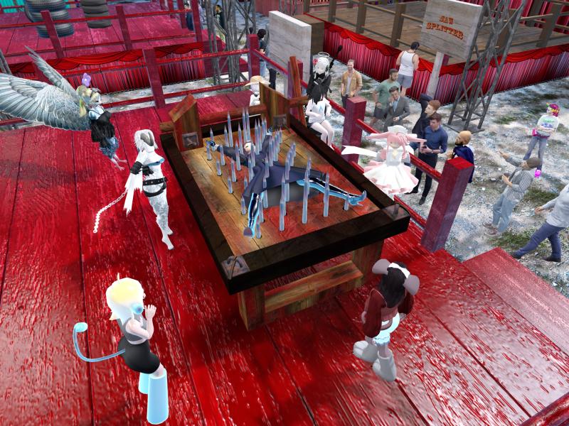 A compressed screenshot from Second Life of my adventures.
