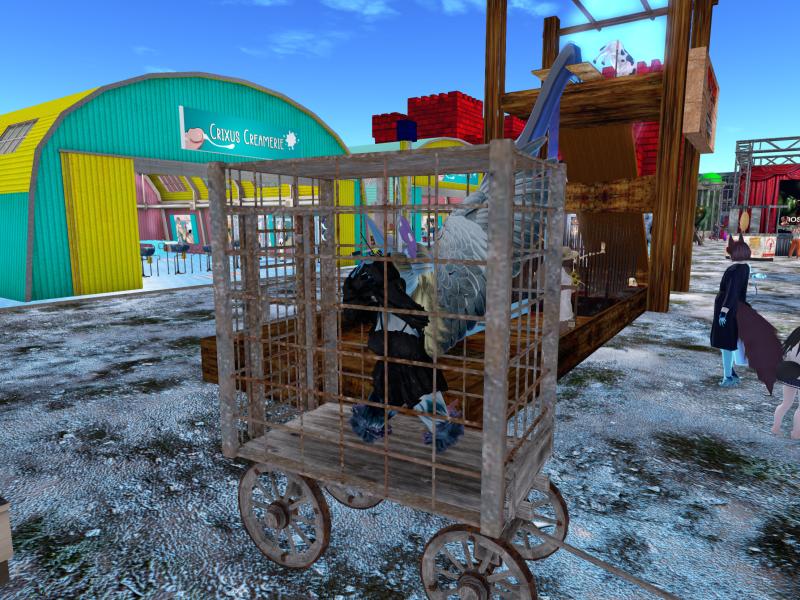 A compressed screenshot from Second Life of my adventures.