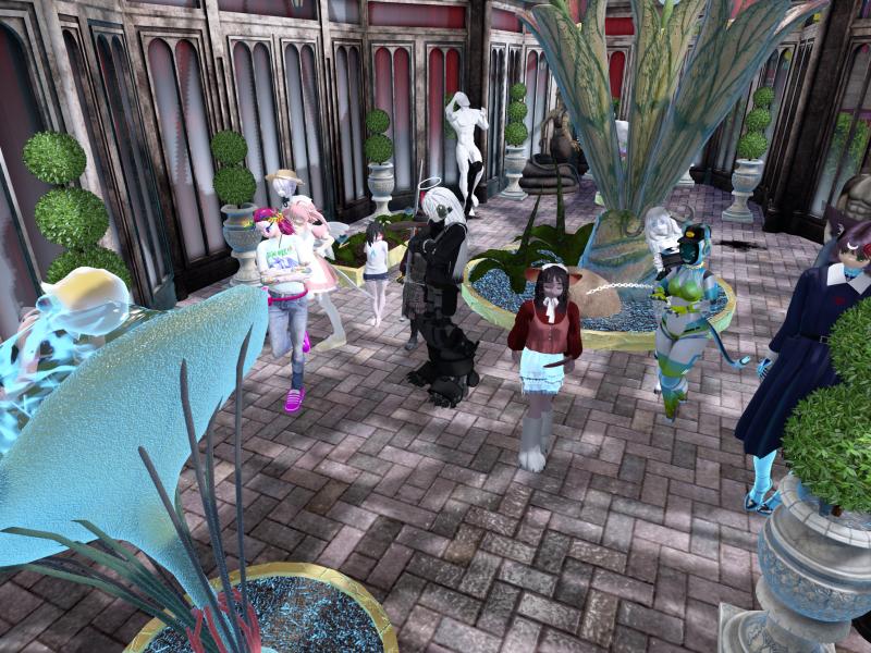 A compressed screenshot from Second Life of my adventures.
