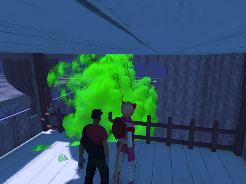 A compressed screenshot from Second Life of my adventures.