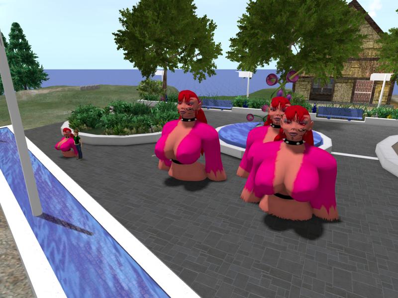 A compressed screenshot from Second Life of my adventures.