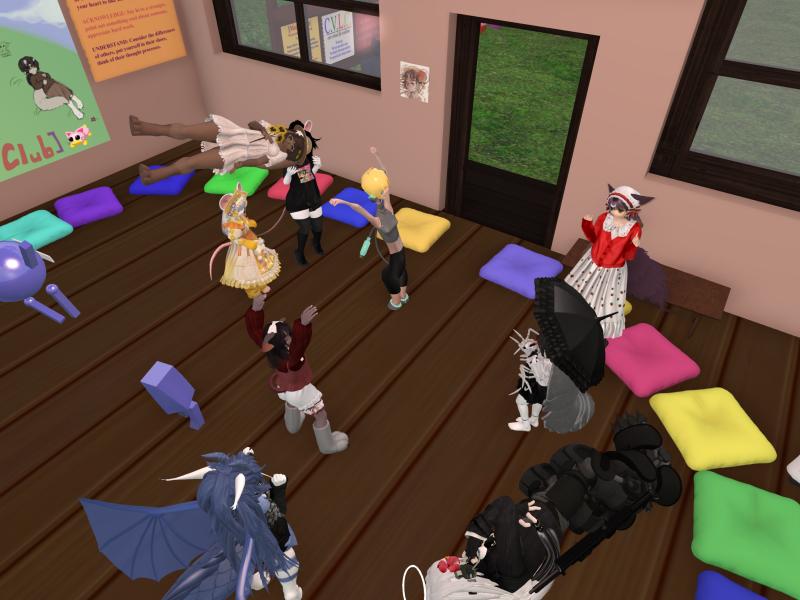 A compressed screenshot from Second Life of my adventures.