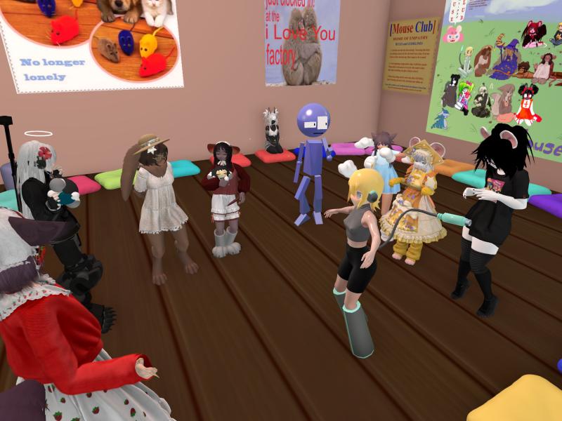 A compressed screenshot from Second Life of my adventures.