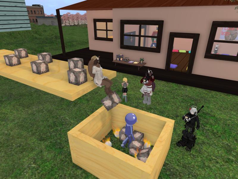 A compressed screenshot from Second Life of my adventures.