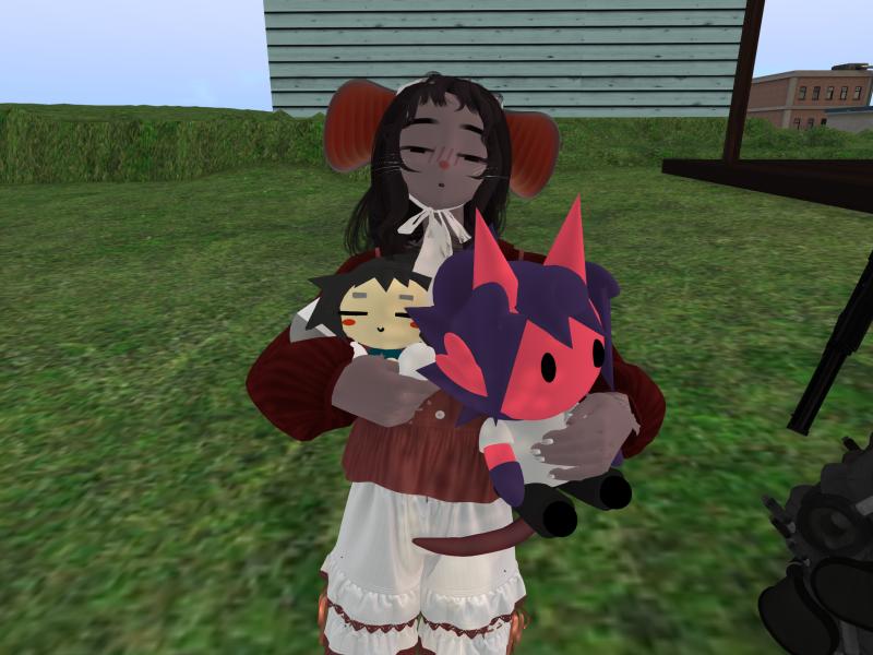 A compressed screenshot from Second Life of my adventures.