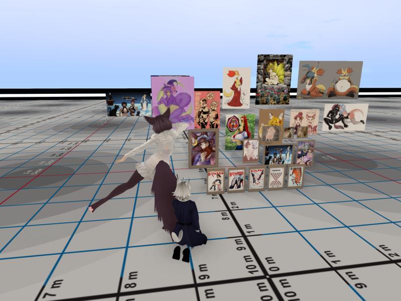 A compressed screenshot from Second Life of my adventures.