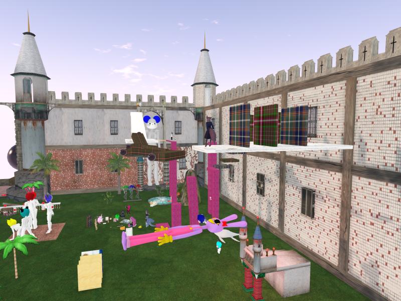 A compressed screenshot from Second Life of my adventures.