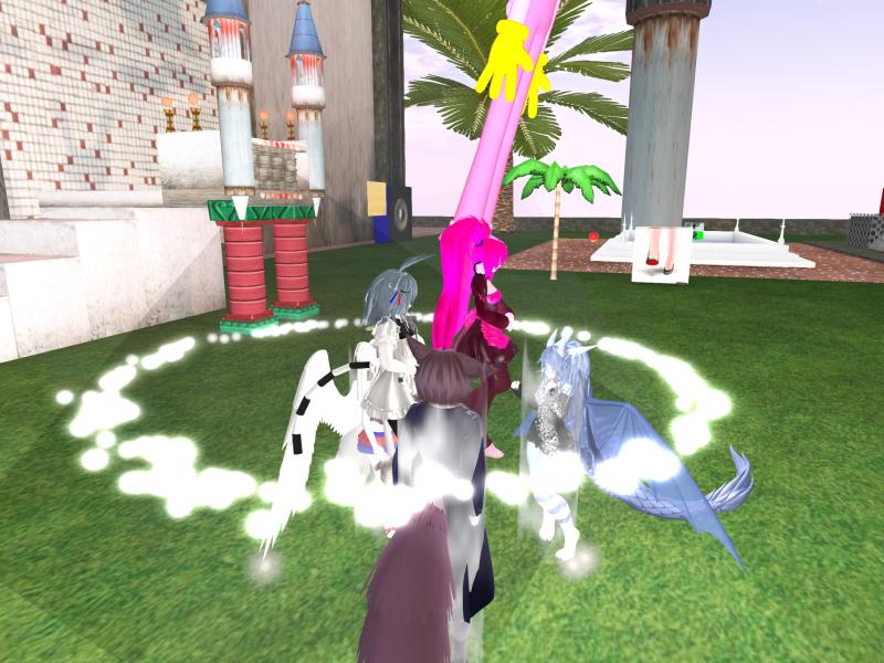 A compressed screenshot from Second Life of my adventures.