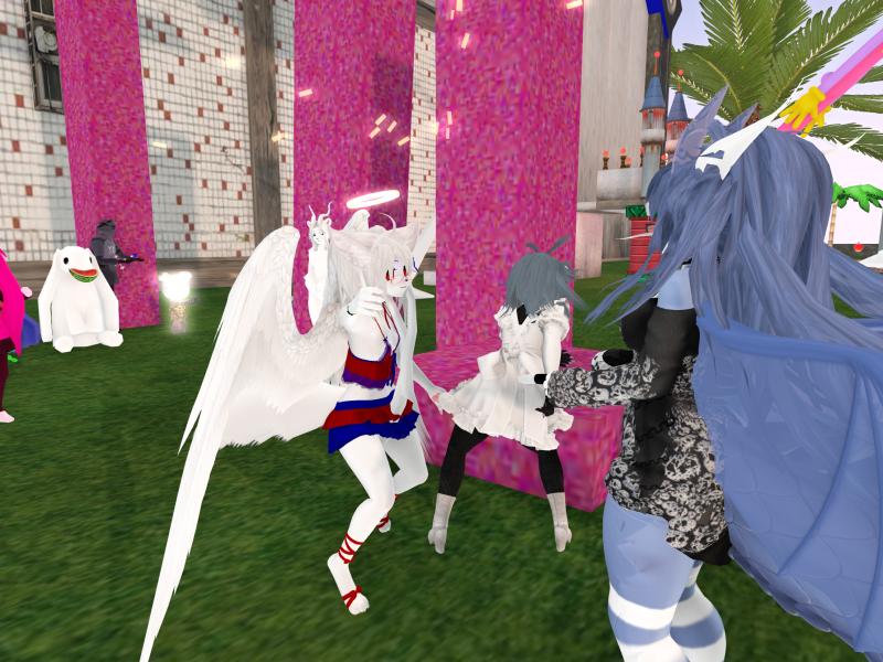 A compressed screenshot from Second Life of my adventures.