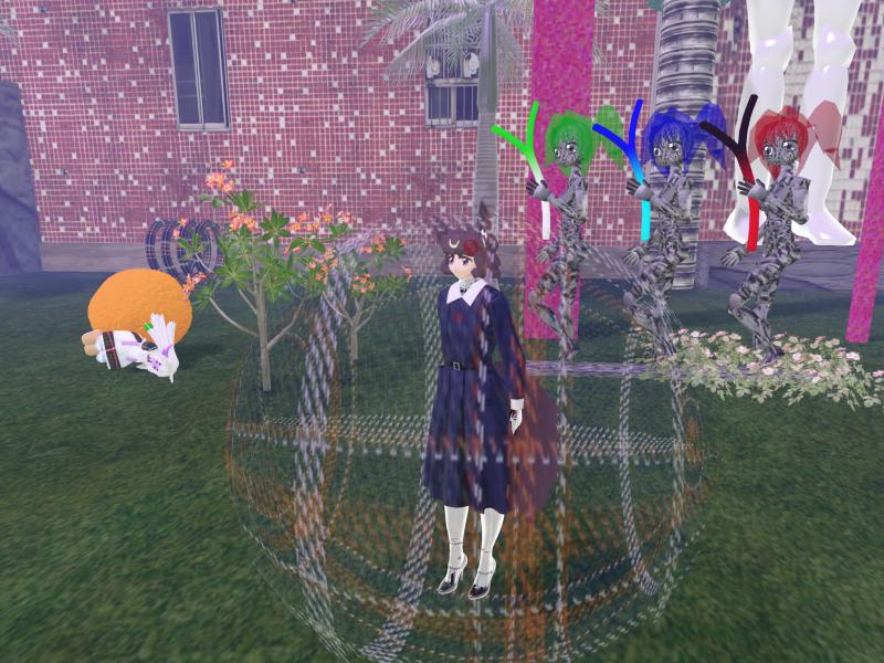 A compressed screenshot from Second Life of my adventures.