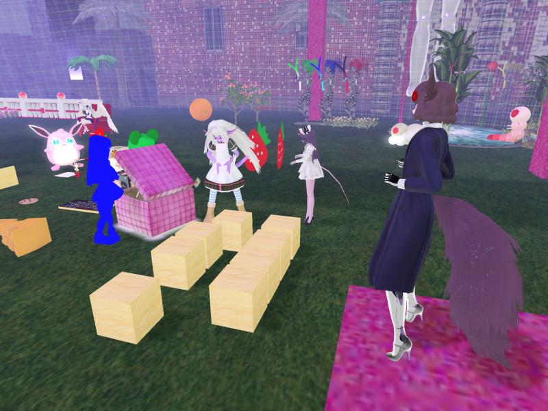 A compressed screenshot from Second Life of my adventures.