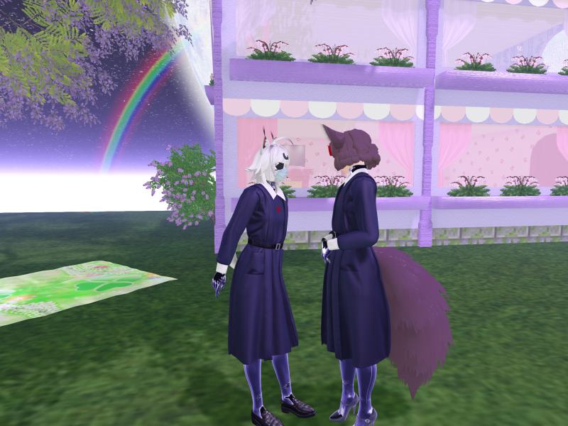 A compressed screenshot from Second Life of my adventures.