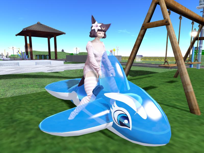 A compressed screenshot from Second Life of my adventures.