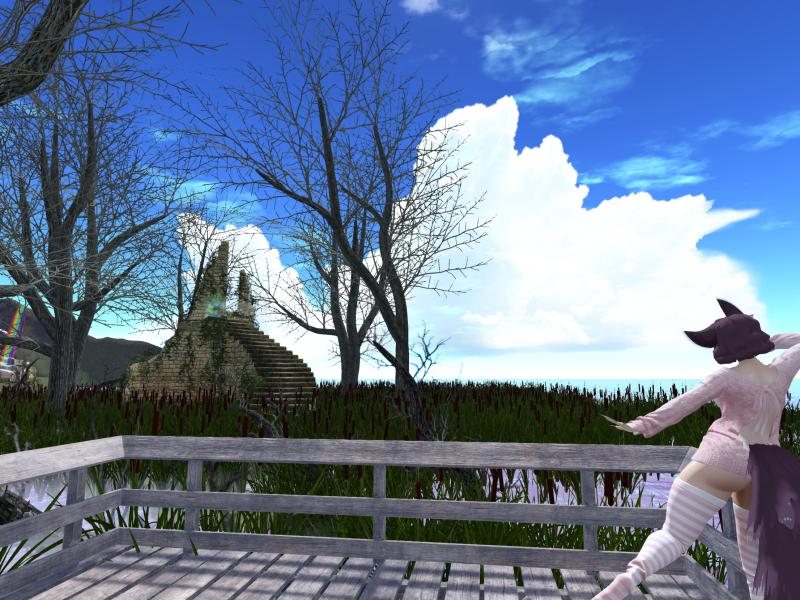 A compressed screenshot from Second Life of my adventures.