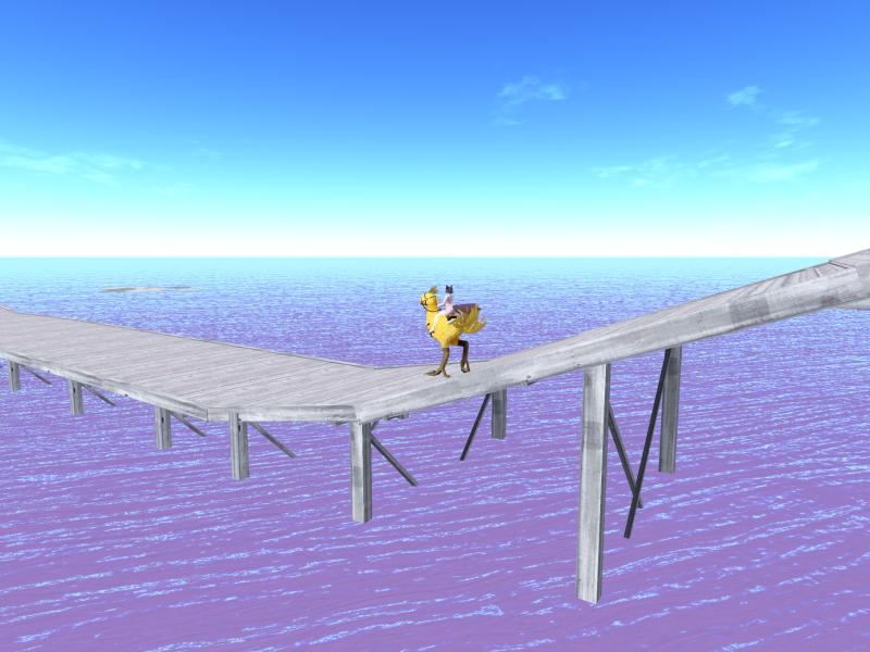 A compressed screenshot from Second Life of my adventures.