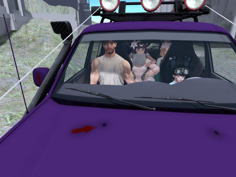 A compressed screenshot from Second Life of my adventures.