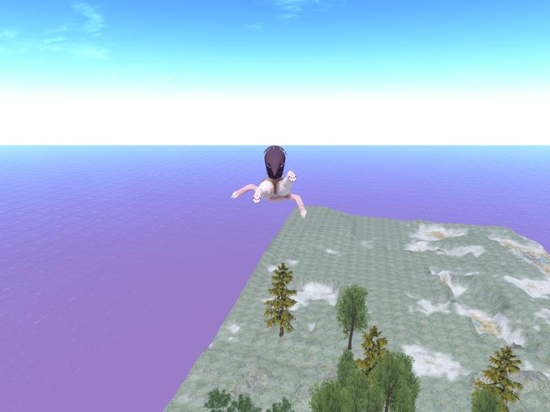 A compressed screenshot from Second Life of my adventures.