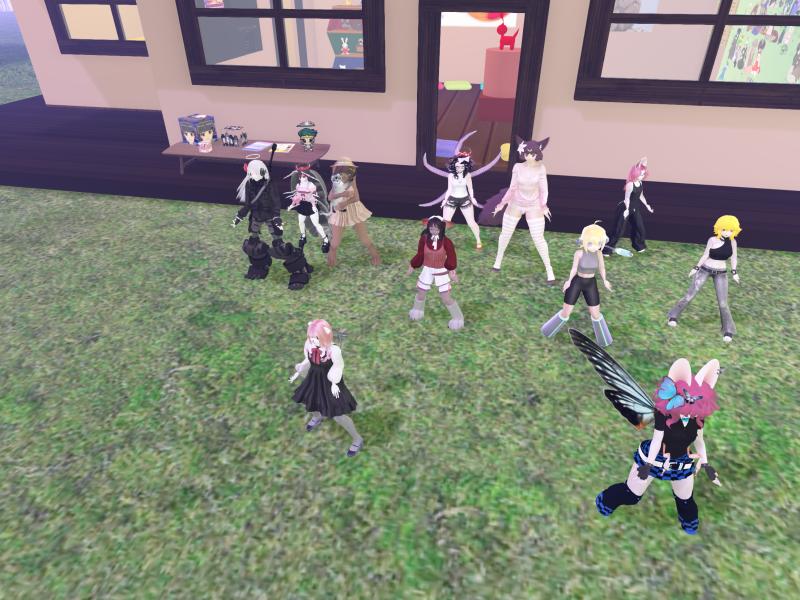 A compressed screenshot from Second Life of my adventures.