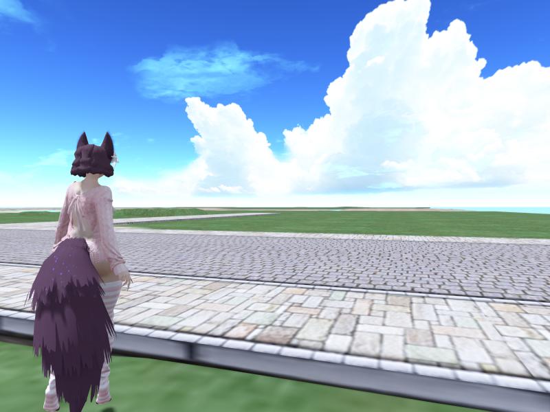 A compressed screenshot from Second Life of my adventures.