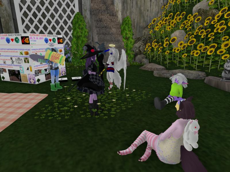 A compressed screenshot from Second Life of my adventures.