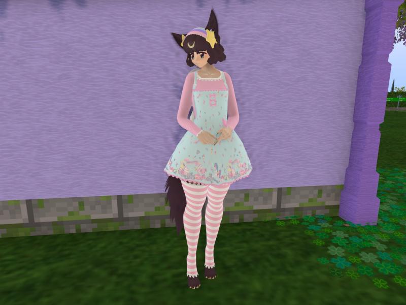 A compressed screenshot from Second Life of my adventures.