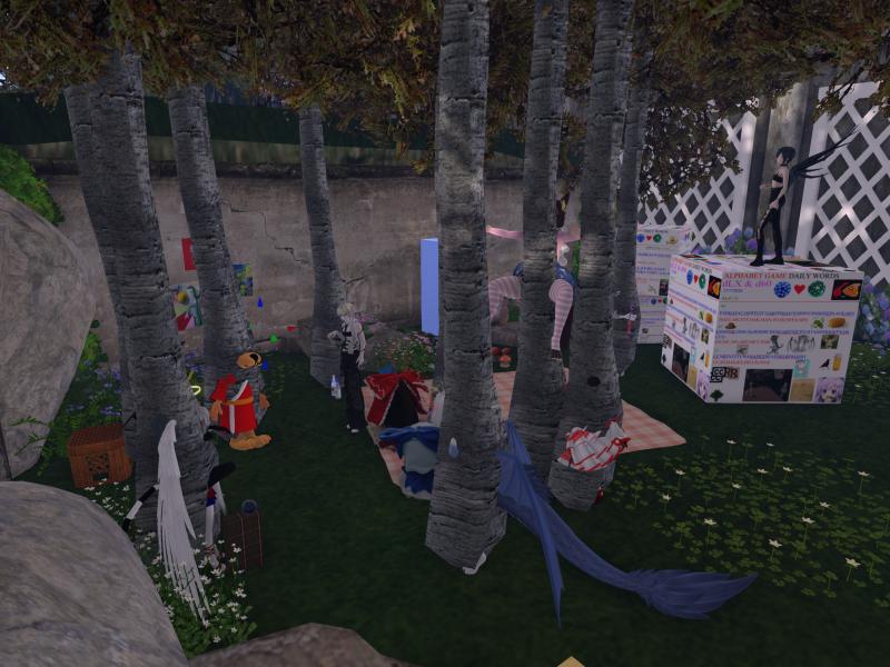 A compressed screenshot from Second Life of my adventures.