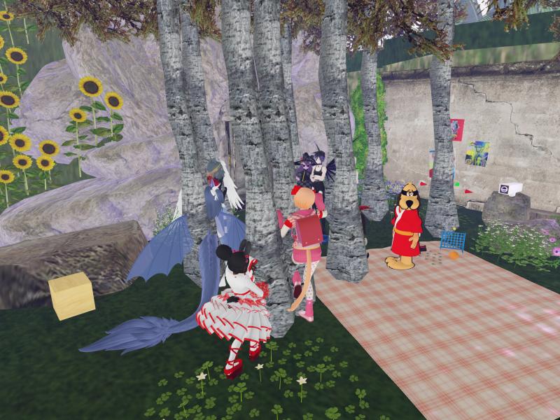 A compressed screenshot from Second Life of my adventures.