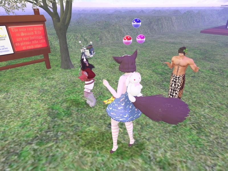 A compressed screenshot from Second Life of my adventures.