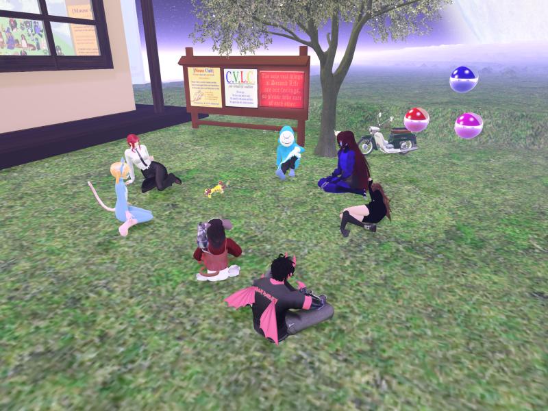 A compressed screenshot from Second Life of my adventures.