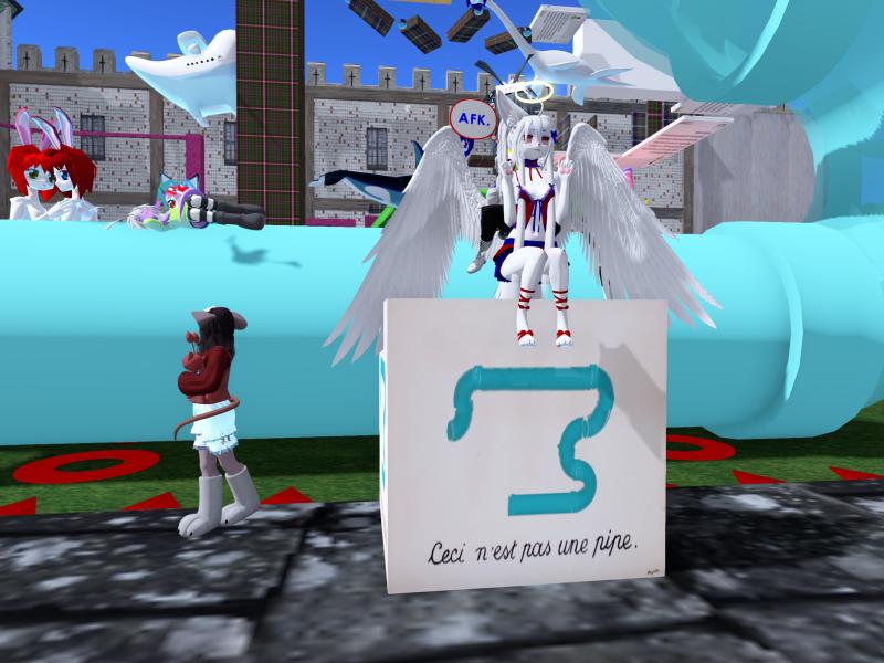 A compressed screenshot from Second Life of my adventures.