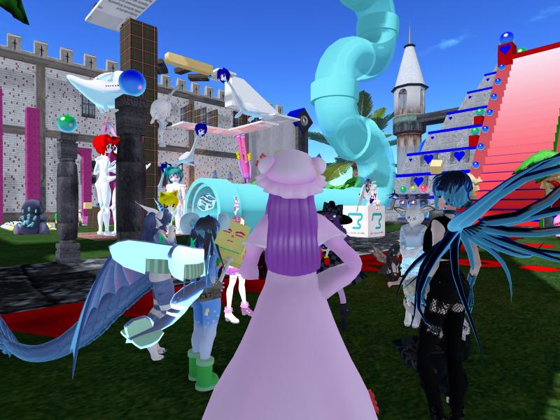 A compressed screenshot from Second Life of my adventures.