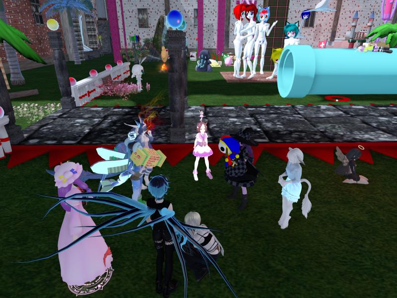 A compressed screenshot from Second Life of my adventures.