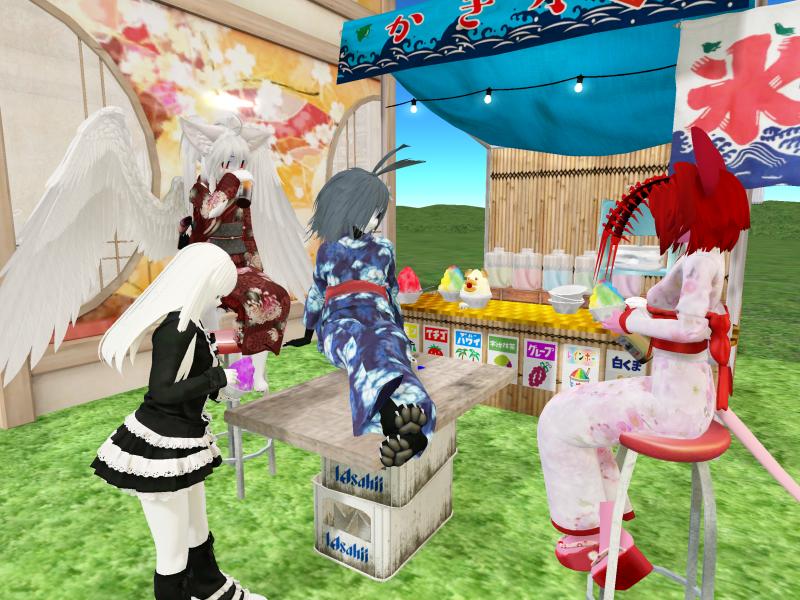 A compressed screenshot from Second Life of my adventures.
