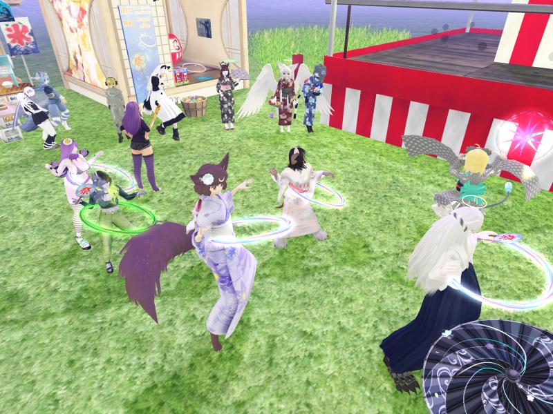 A compressed screenshot from Second Life of my adventures.