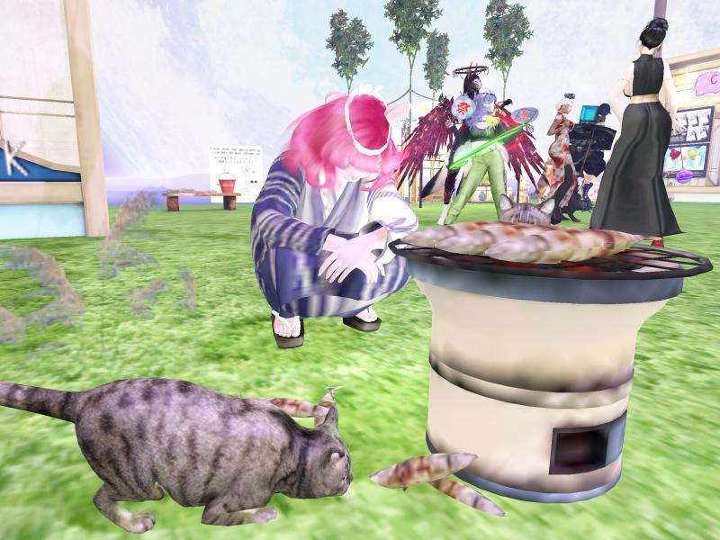 A compressed screenshot from Second Life of my adventures.