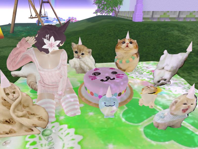 A compressed screenshot from Second Life of my adventures.