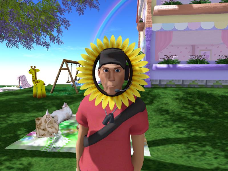 A compressed screenshot from Second Life of my adventures.
