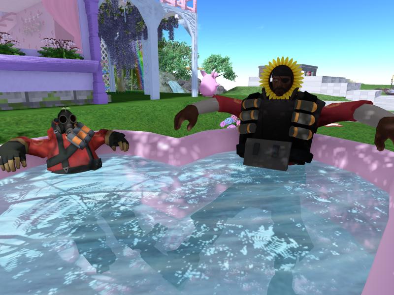A compressed screenshot from Second Life of my adventures.
