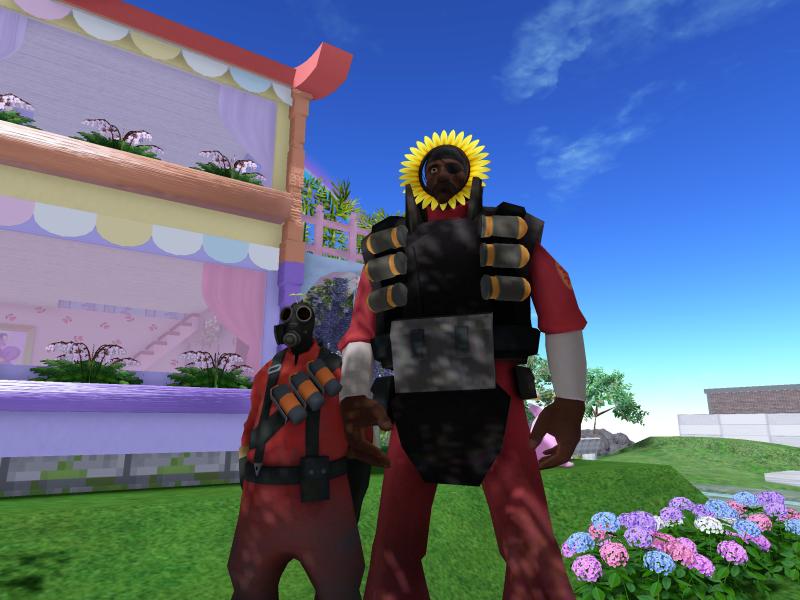 A compressed screenshot from Second Life of my adventures.