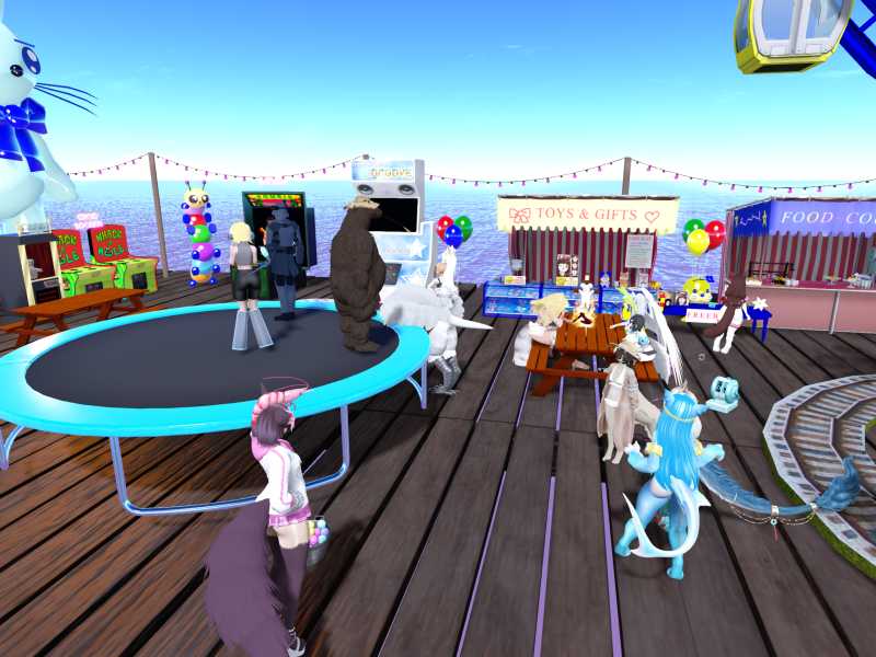 A compressed screenshot from Second Life of my adventures.