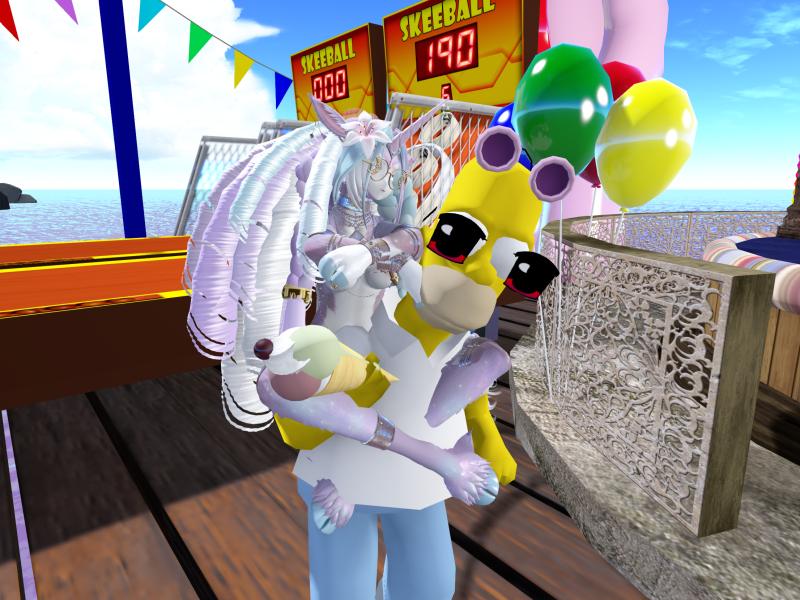 A compressed screenshot from Second Life of my adventures.