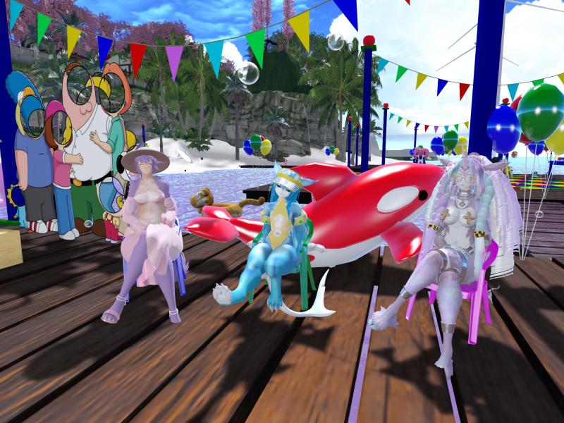 A compressed screenshot from Second Life of my adventures.
