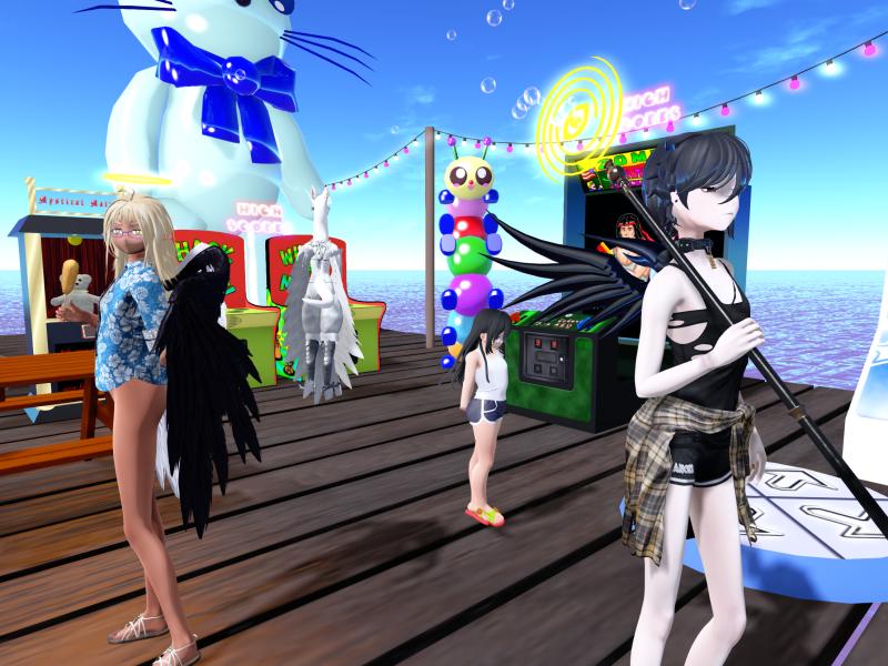A compressed screenshot from Second Life of my adventures.