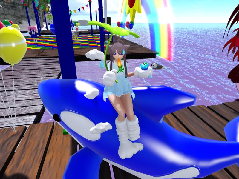 A compressed screenshot from Second Life of my adventures.