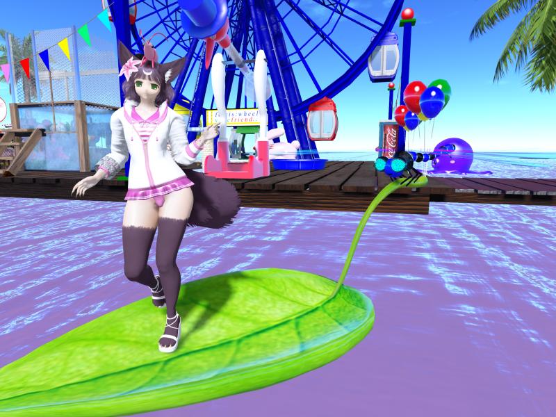 A compressed screenshot from Second Life of my adventures.