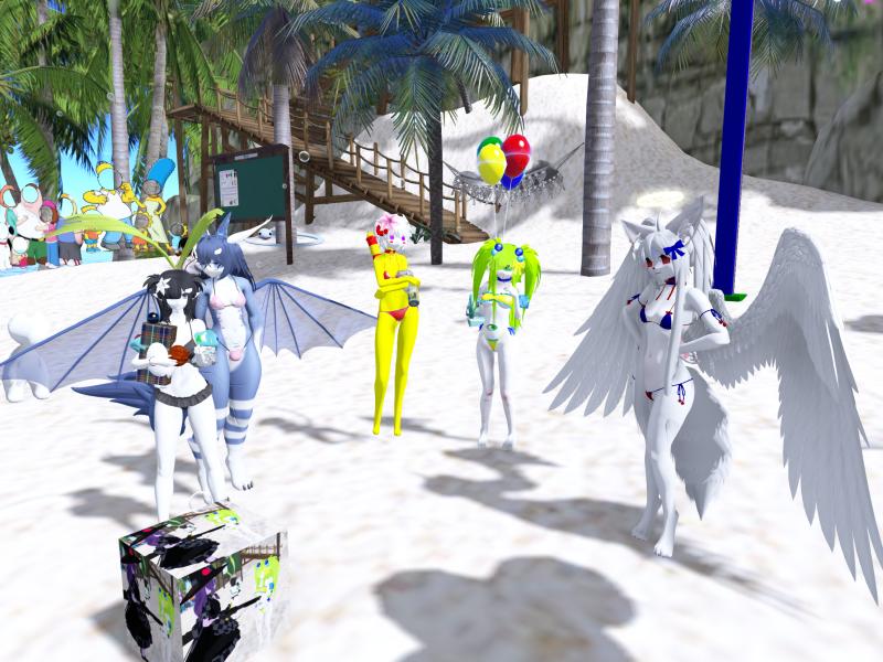 A compressed screenshot from Second Life of my adventures.