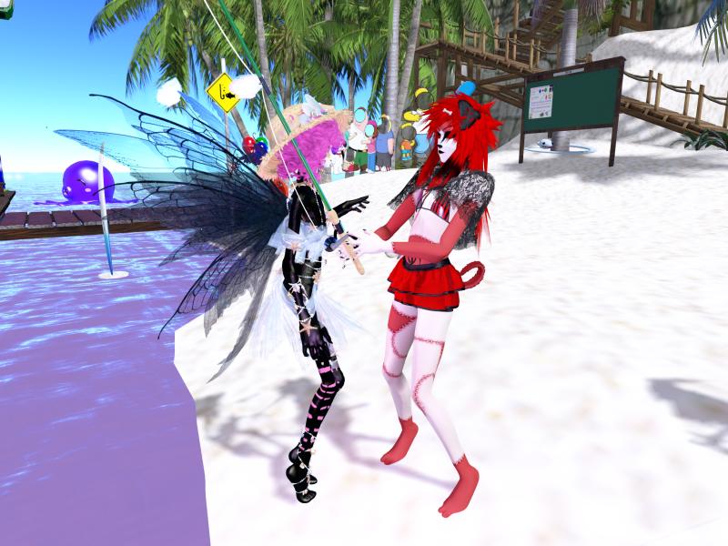 A compressed screenshot from Second Life of my adventures.
