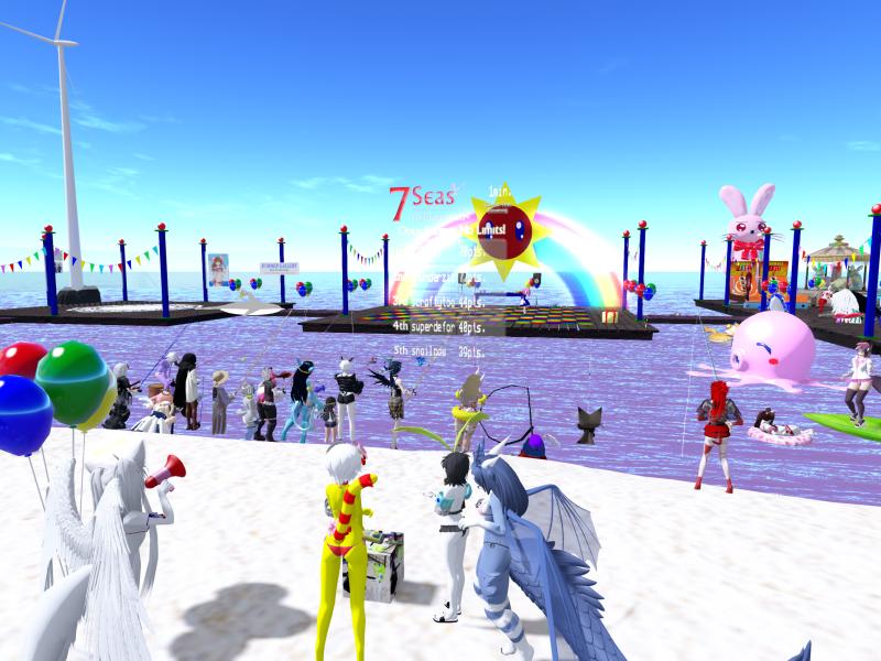A compressed screenshot from Second Life of my adventures.