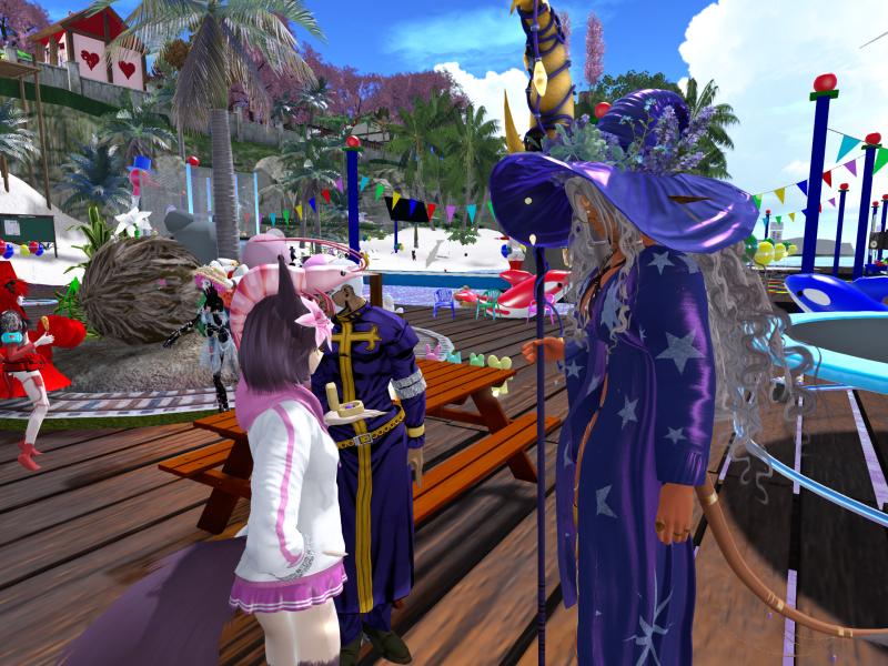 A compressed screenshot from Second Life of my adventures.