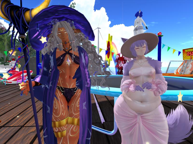 A compressed screenshot from Second Life of my adventures.